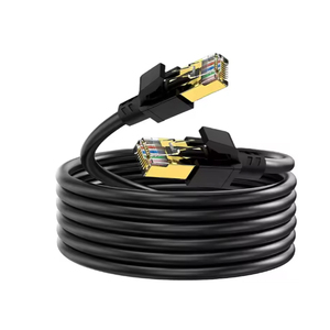 <strong>Excellent</strong> PVC Jacket Cat5/Cat8 Shielded UTP/SFTP/FTP Flat Ethernet RJ45 <strong>LAN</strong> Jumper Cable 1-20m Network Communication Cables