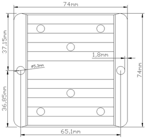 工厂出口输入Dc 24v ( 18v ~ dc 32v) 至Dc 12v 40a电源转换器 - Product Image 2