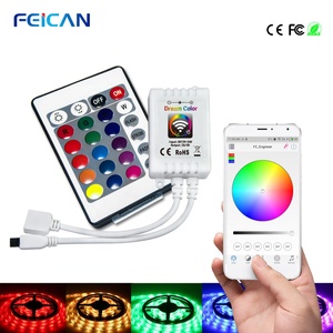 Беспроводной дистанционный диммер Feican 12VDC RGB для контроллера Bluetooth DMX с управлением музыкой ROHS Сертифицированный WiFi контроль - Product Image 2