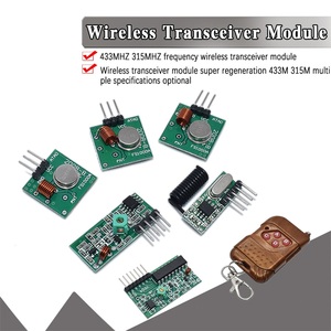 315Mhz / 433Mhz RF Wireless modulo trasmettitore e ricevitore Kit 5V DC Wireless Raspberry Pi /ARM/MCU WL Kit Diy - Product Image 1