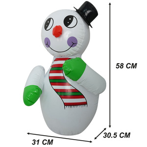 Tùy chỉnh PVC <span class=keywords><strong>Inflatable</strong></span> <span class=keywords><strong>Snowman</strong></span> Tumbler vui trong nhà bên ngoài trời kỳ nghỉ sân thị trường khách sạn trang trí cho mùa giáng sinh - Product Image 4