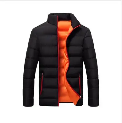 Jaqueta de inverno masculina de qualidade, popular, novo estilo, personalizada, quente, parka, casaco grosso