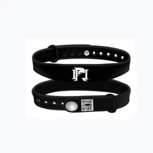 Braccialetto elastico elasticizzato in Silicone con Chip Nfc per controllo accessi con codice Qr Nfc 215 Wristband - Product Image 1