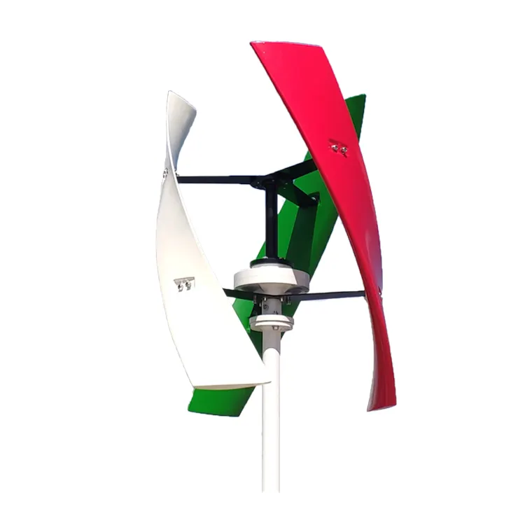 custom accessories blades 1kw 2kw 3kw 5kw 10kw 12V48v home use solar small vertical axis wind turbine generator price for sale