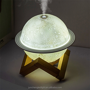 Pulvérisateur d'eau Portable de 200ml, nouveau <span class=keywords><strong>Style</strong></span>, <span class=keywords><strong>Mini</strong></span> planètes, humidificateur d'air, petit diffuseur de bruit à faible bruit, décor de lumières lunaires, pour le bureau - Product Image 6