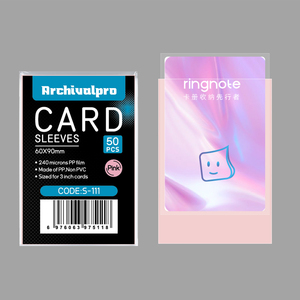 Archivalpro Multiple Color Options PP clear View 3'' K-<strong>pop</strong> Album Star Card Size Second Card Sleeves for Double protection - Product Image 3