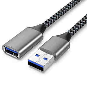 INNOPRO Premium USB 3.0 uzatma kablosu 2m 3 metre hız erkek kadın genişletici örgü koruyucu cep telefonları yazıcılar için - Product Image 1