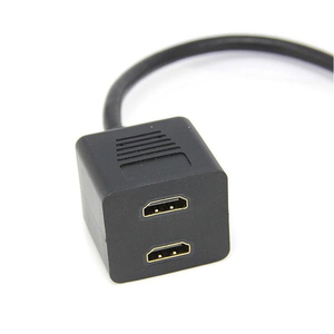 Adaptador 2 en 1 HDMI macho a hembra Cable de 30 cm Multiplexor Chipset de 30 Cm Cámaras HDTV Monitores Computadoras Proyectores Altavoces - Product Image 5