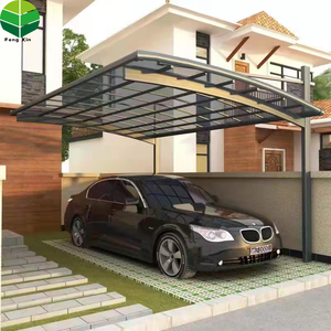 2024Aluminium Solar Roof System Polycarbonate Carport Pergola Parallel Parking Racking <strong>Structure</strong> for Garage Car Shelter <strong>Shade</strong> - Product Image 4