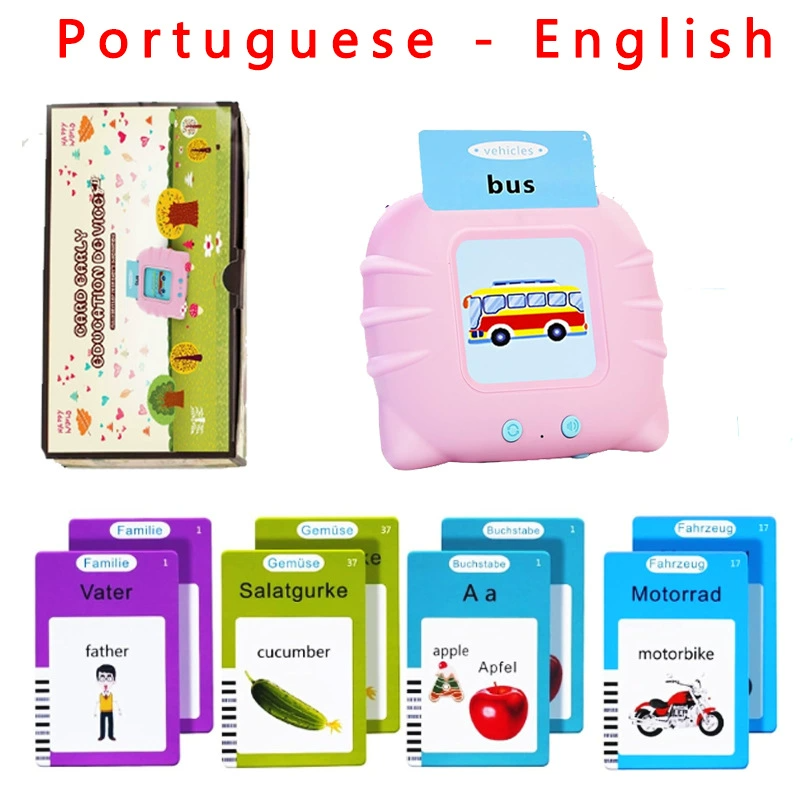 112 Card 224 Content,Portuguese&English,Pink