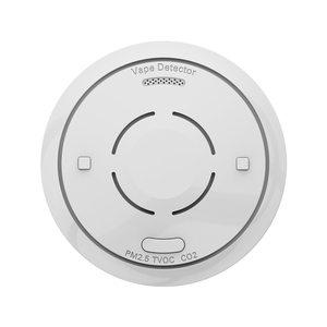 天井設置Tuya WIFI Vape Detector PM2.5、充電式リチウム電池によるTVOC検出 - Product Image 1