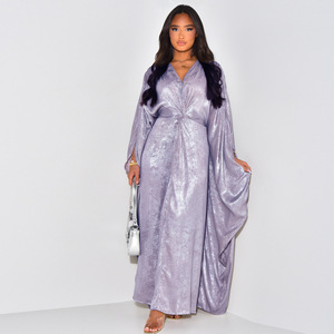 Gulf caftan ชุดเดรส2024สไตล์ซาอุดิอาระเบียแขนกว้างชุดเดรสมุสลิมสไตล์ซาอุดิอาระเบียสำหรับปาร์ตี้ฤดูร้อน - Product Image 4