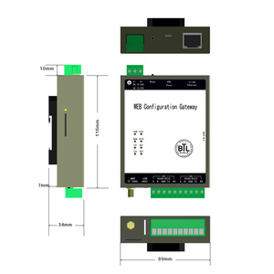 Configuración WEB Gateway convertir a BACnet IP/MSTP servidor o Modbus TCP/RTU servidor