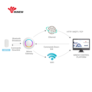 Soluciones IoT y software V3 Kit de administrador de etiquetas conectable Ble Tag Bluetooth Beacon Industrial IoT Kit