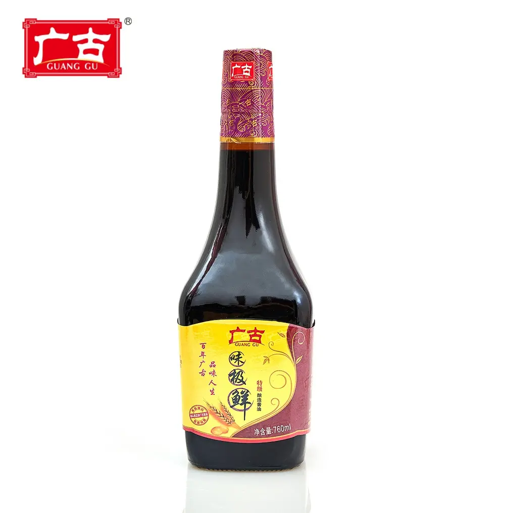 Garrafa de vidro shoyu 760ml, frango super fresco, molho de soja, marinada, venda imperdível