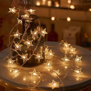 Moon Old Man LED Lanterna Lâmpada <span class=keywords><strong>String</strong></span> Light Ramadan Eid Holiday Iluminação Decorativa para Decorações Festivas