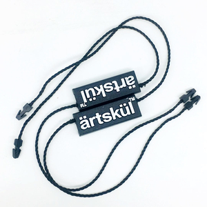 Sello de bloqueo de etiqueta colgante, logotipo de marca en relieve personalizado, etiquetas colgantes de bucle oscilante, cadena de sello de plástico para ropa - Product Image 1