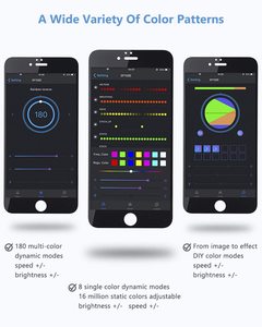 ESann iOS Android App беспроводной пульт дистанционного управления DC 5V 12V 24V SP108E светодиодная полоса Пиксельная светодиодная цифровая WIFI контроллер - Product Image 3