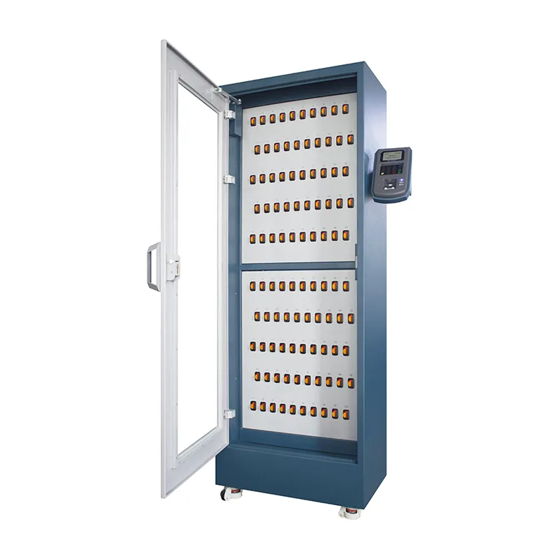 Système de gestion des clés de flotte armoire de verrouillage des clés électroniques avec lecteur d'empreintes digitales