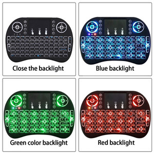 Miniteclado i8 con retroiluminación de colores, mando a distancia inalámbrico para TV BOX, teclado, ratón de aire inalámbrico de 2,4g, retroiluminación en 7 colores - Product Image 6
