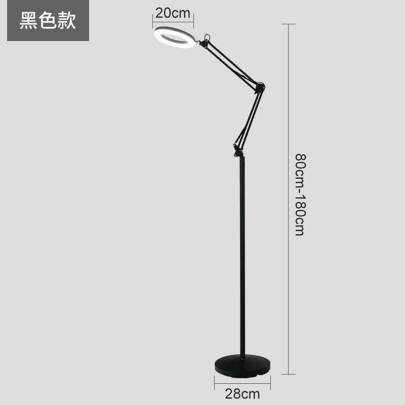 Edition ordinaire-lampadaire-noir 20w