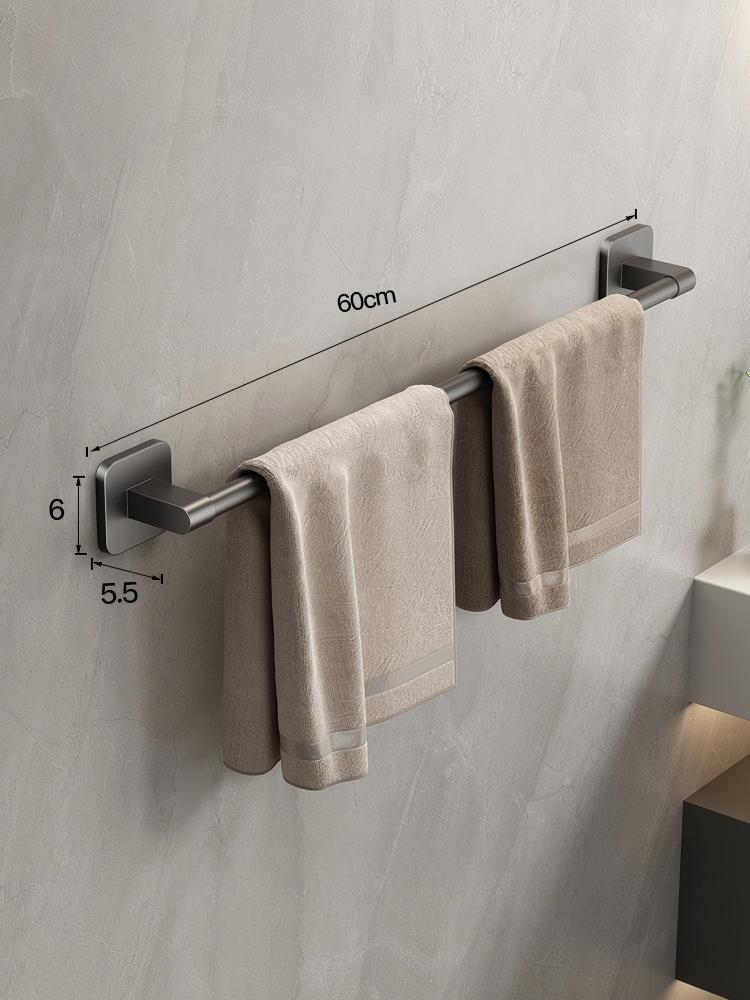 Gris graphite - Barre simple 60 cm, version standard