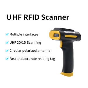 Leistungs starke UHF-und 2D-Leistungsunterstützung Windows / Linux / Mac USB-Modus UHF-RFID-Barcode-Scannen - Product Image 2