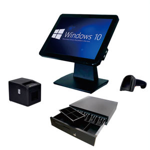 High Performance Single Screen 15 Inch Cash Register Touch Screen POS <strong>Windows</strong> 10 <strong>Computer</strong> for Retail <strong>Store</strong> - Product Image 1