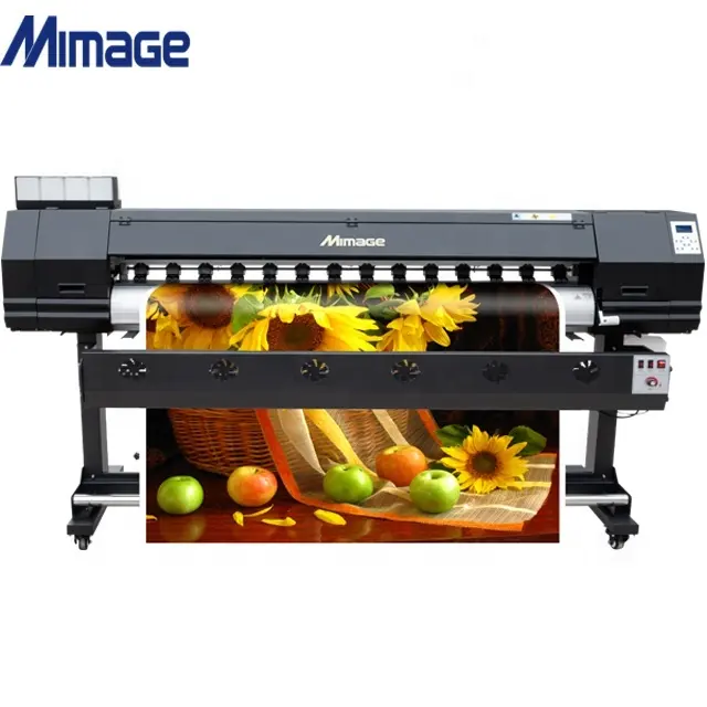 Mimage-impresora de sublimación de 1,8 m, 5/6 pies, de gran formato, ecosolvente, flexible, banner, Impresión de vinilo