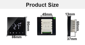 Msthermic Digital <strong>Programming</strong> Thermostat Fan Coil Air Conditioners Thermostat <strong>Temperature</strong> <strong>Control</strong> - Product Image 4