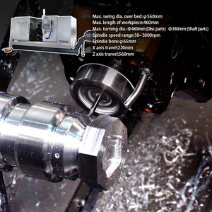 New Automatic Gang Type Hydraulic Power Metal Slant Cnc Turning &amp; Milling Processing Lathe <strong>Center</strong> TCK56A Single Provided Y Axis - Product Image 3