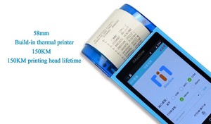 Terminal pos portátil Android, dispositivo pos móvil con impresora de recibos integrada para llevar/restaurante, wifi + nfc - Product Image 4