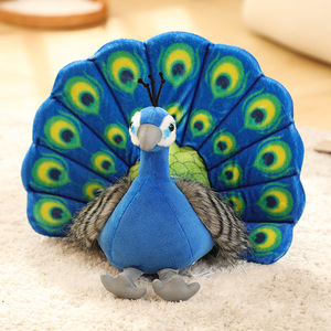 Customized 12 Inch Stuffed <strong>Peacock</strong> Plush <strong>Toy</strong> Made by Stuffing Machine Simulation Plush <strong>Peacock</strong> <strong>Toy</strong> <strong>Soft</strong> Animal - Product Image 2