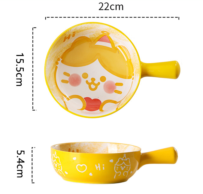 Handle bowl-hi kitten