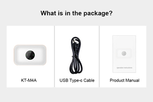 High-Capacity Mobile Networking with Kingtop M4A's 5G MiFis - <strong>Fast</strong> Charging &amp; Durable - Product Image 6