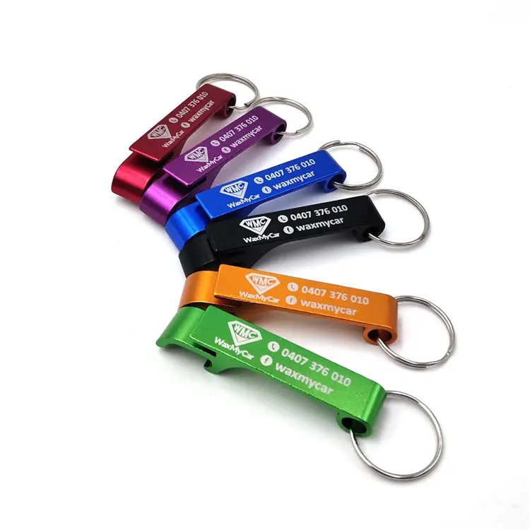 Custom metal bottle opener keychain with cheap price and fast delivery