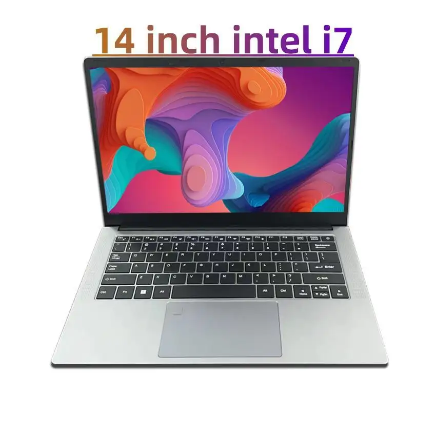 แล็ปท็อปขนาด14นิ้วของ12gen 11gen i7ที่ใช้ในบ้านแล็ปท็อปพกพา Intel แกนประมวลผลแบบพกพาสำหรับบ้านใช้ส่วนตัวได้