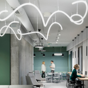 Modern Commercial IP67 Soft Linear LED Pendant Light 360 Degree Neon Surface Mounted <strong>Trunking</strong> Warm White <strong>Red</strong> Green Blue Colors - Product Image 3