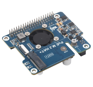 Adattatore PCIe To M.2 con funzione PoE per Raspberry Pi 5, supporta protocollo NVMe M.2 a stato solido Drive, cappello Raspberry Pi 5 PoE - Product Image 2