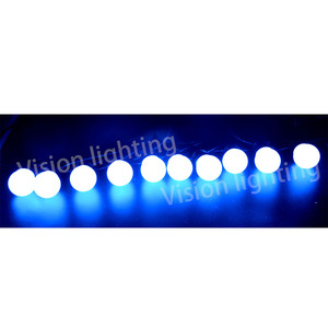 IP65 Christmas Outdoor Decoration TTL Single <strong>Programmable</strong> G45 Pixels RGB Ball <strong>String</strong> Light - Product Image 4
