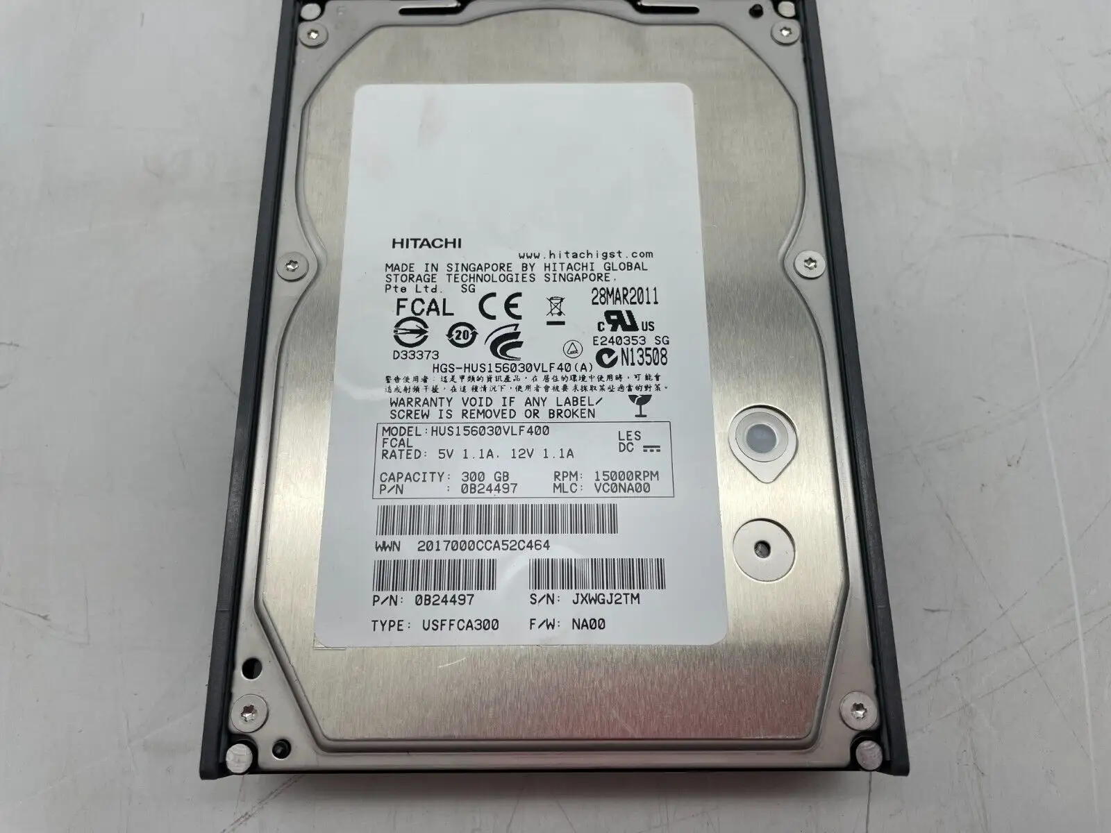 Nieuwe Originele Netapp X279A-R5 300Gb 15K Rpm 4Gb Fc Disk Drive Voor Netapp Server