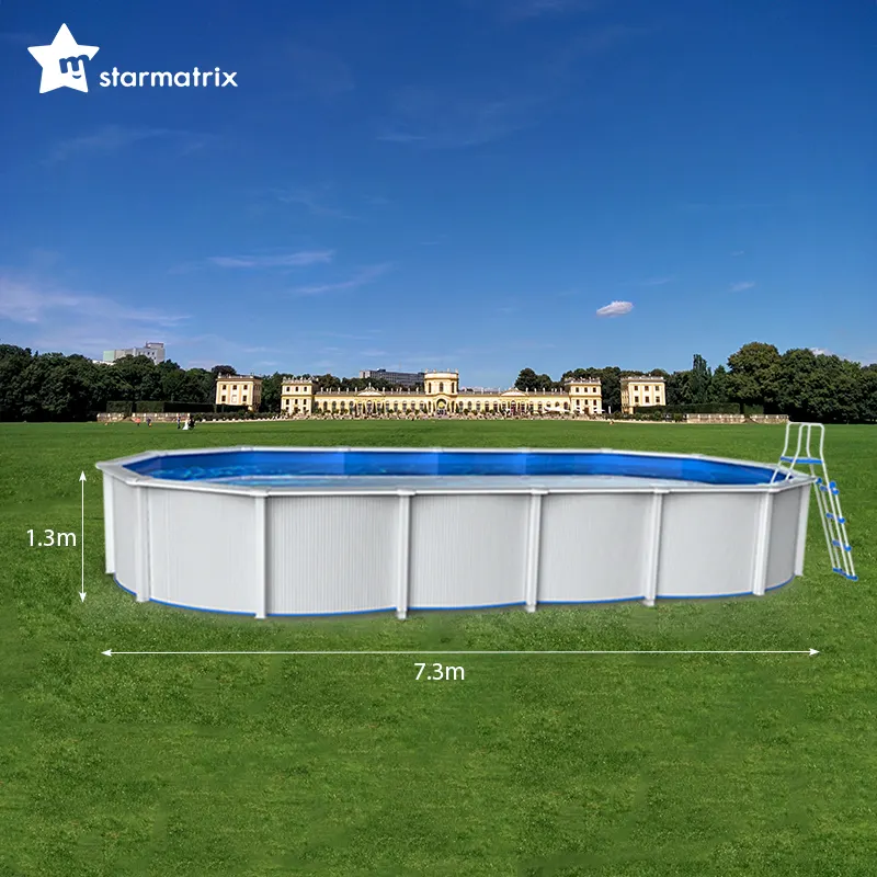 STARMATRIX piscina fuori terra large filter pump metal frame swimming large family pool above ground swimming pool 52 in