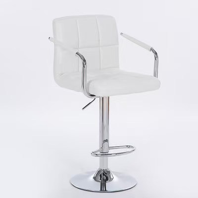 High with armrests-white
