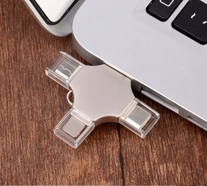 4 in 1 Multi funzione del telefono Otg Usb 3.0 Flash Drive 32gb 64gb 128gb tipo-c disco di memoria Pendrive per il telefono cellulare Android - Product Image 6