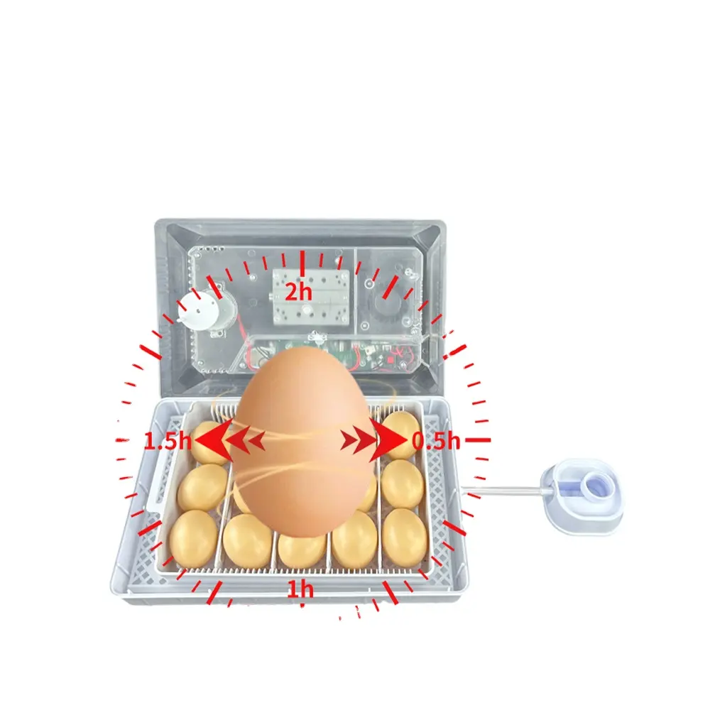 حاضنة أوتوماتيكية صناعية لبيض المزارع ودمج الدجاج تضم 15 بيضة بيض تفريخ للبيع