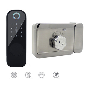 Elektronisches 12-V-oder batterie betriebenes Felgen schloss Kompatibel mit dem Tür-Telefon-Intercom-Zugangs kontroll system Elektrisches Tor schloss - Product Image 5