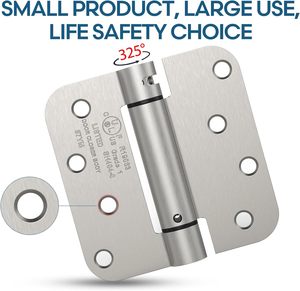 Nhà Máy Bán Buôn Mùa Xuân Cổng Bản Lề Có Thể Tháo Rời Bản Lề Thép Không Gỉ Mùa Xuân Bản Lề Cho Bên Trong Bên Ngoài Cửa - Product Image 4