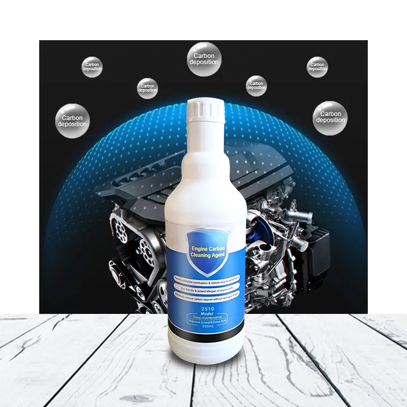 Produit de nettoyage brun, agent de nettoyage du carbone du moteur, liquide de nettoyage du moteur 500 ml/bouteille