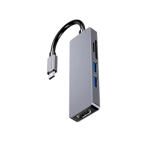 Custom Logo 5 in 1 USB3.0 Docking Station 5-Port <strong>Adapter</strong> Charging USB Hubs for <strong>Computer</strong> - Product Image 1
