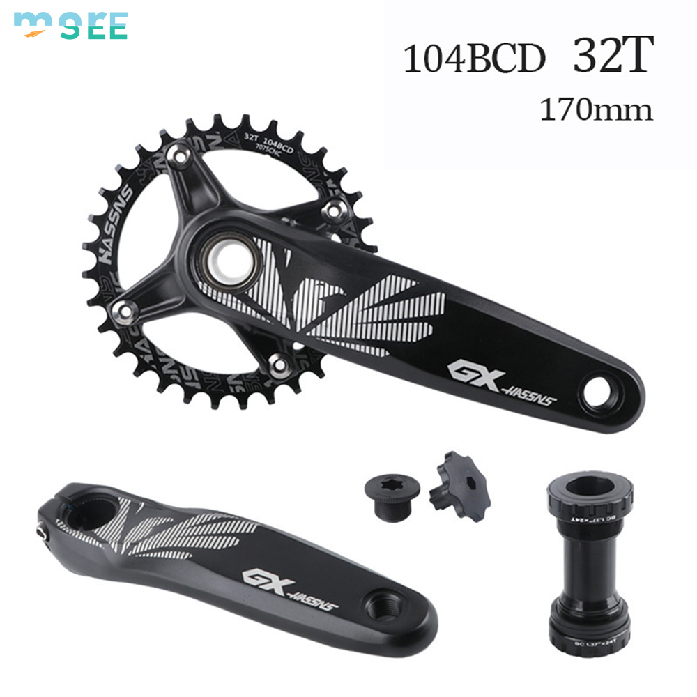 170mm black crank + bottom bracket + 32t